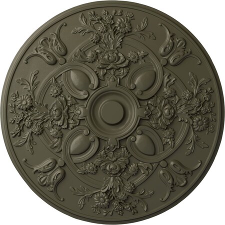 Ekena Millwork Baile Ceiling Medallion (Fits Canopies up to 6"), Hand-Painted Witch Hazel, 31 1/4"OD x 2 1/4"P CM31BAWHF